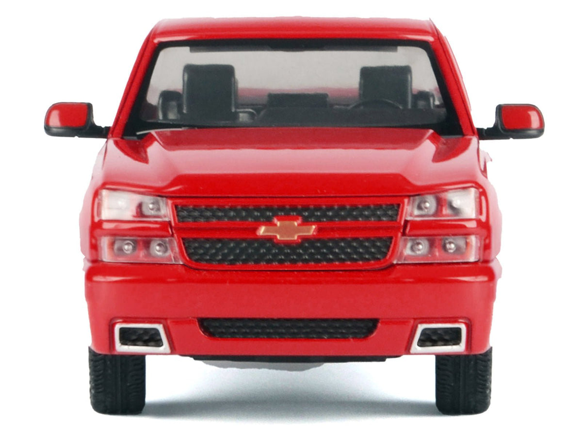 2006 Chevrolet Silverado SS Pickup Truck Red "Timeless Legends" Series 1/25 Diecast Model Car by Motormax-Motormax-ModelCars.com