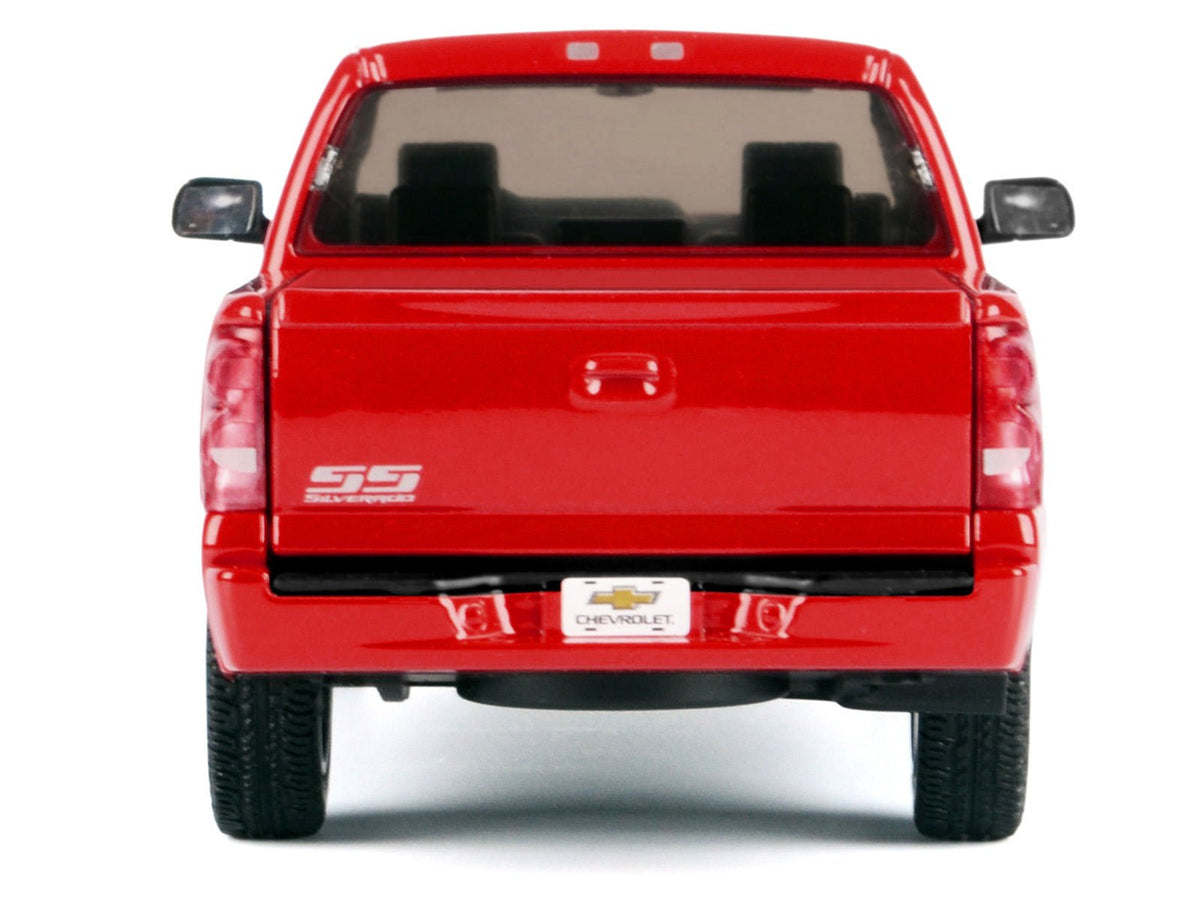 2006 Chevrolet Silverado SS Pickup Truck Red "Timeless Legends" Series 1/25 Diecast Model Car by Motormax-Motormax-ModelCars.com