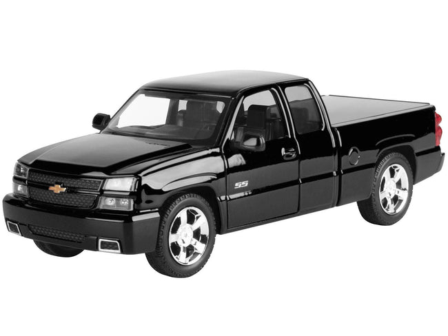 2006 Chevrolet Silverado SS Pickup Truck Silver Metallic "Timeless Legends" Series 1/25 Diecast Model Car by Motormax-Motormax-ModelCars.com
