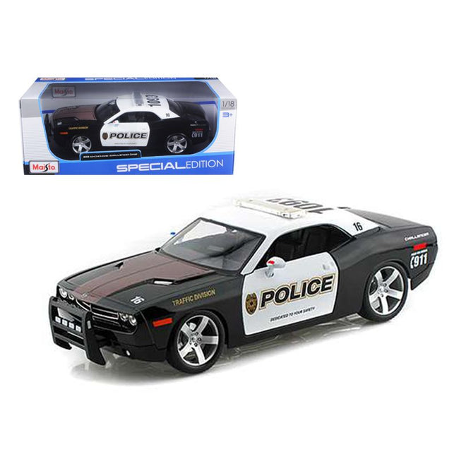 2006 Dodge Challenger Concept Police 1/18 Diecast Model Car by Maisto-Maisto-ModelCars.com