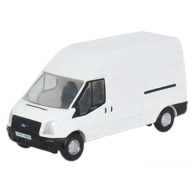 2006 Ford Transit LWB High Roof Van White 1/148 (N) Scale Diecast Model Car by Oxford Diecast-Oxford Diecast-ModelCars.com