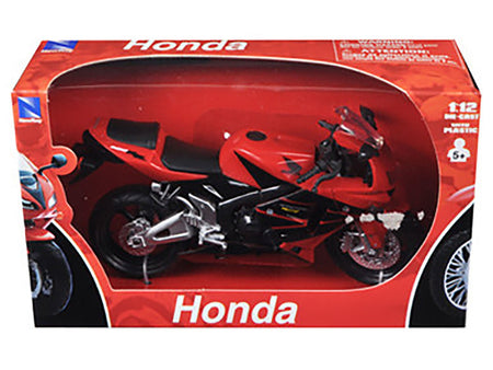 2006 Honda CBR600R Red 1/12 Diecast Motorcycle Model by New Ray-New Ray-ModelCars.com
