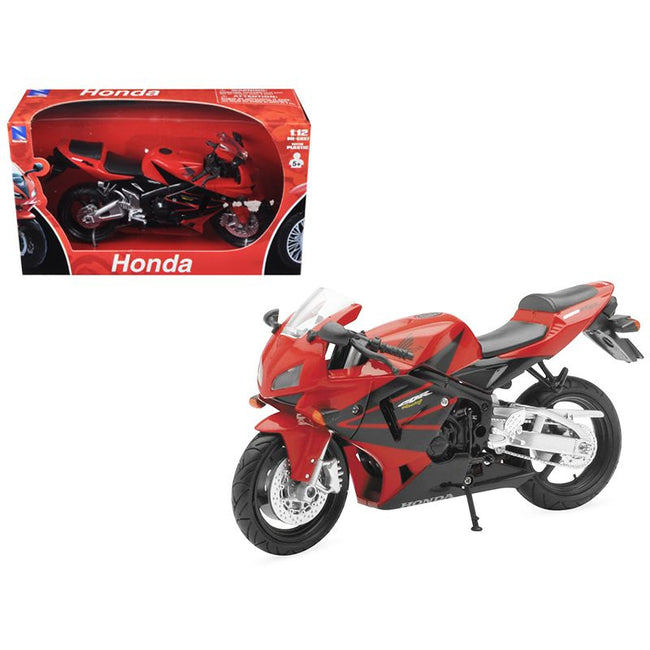 2006 Honda CBR600R Red 1/12 Diecast Motorcycle Model by New Ray-New Ray-ModelCars.com