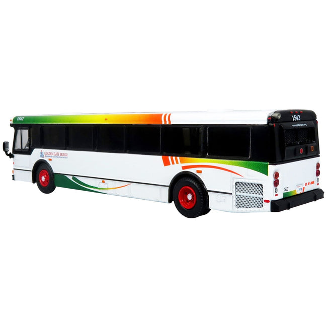 2006 Orion V Transit Bus Golden Gate Bridge Highway & Transportation Distric "70 San Rafael Transit Center" Limited Edition "The Vintage Bus and Motorcoach Collection" 1/87 (HO) Diecast Model by Iconic Replicas - Iconic Replicas - ModelCars.com