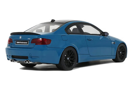 2007 BMW M3 E92 Blue Metallic with Black Top 1/18 Model Car by GT Spirit-GT Spirit-ModelCars.com