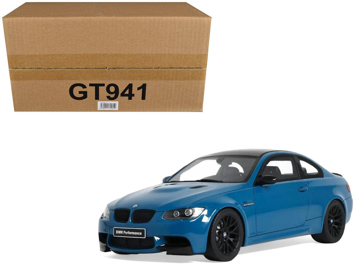 2007 BMW M3 E92 Blue Metallic with Black Top 1/18 Model Car by GT Spirit-GT Spirit-ModelCars.com