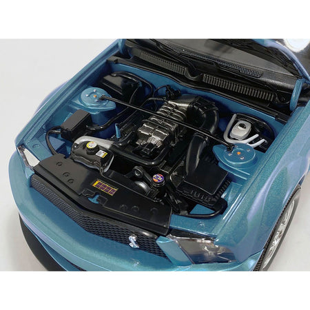 2007 Ford Shelby GT500 Windveil Blue Metallic "Shelby Collectibles" Series 1/18 Diecast Model Car by ACME-Acme-ModelCars.com