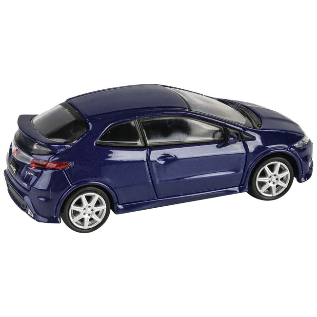2007 Honda Civic Type R FN2 Sapphire Blue Metallic 1/64 Diecast Model Car by Paragon Models - Paragon - ModelCars.com