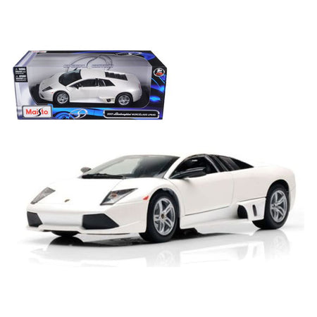 2007 Lamborghini Murcielago LP640 White 1/18 Diecast Model Car by Maisto - Maisto - ModelCars.com