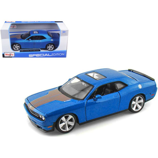 2008 Dodge Challenger SRT8 Blue Metallic 1/24 Diecast Model Car by Maisto-Maisto-ModelCars.com
