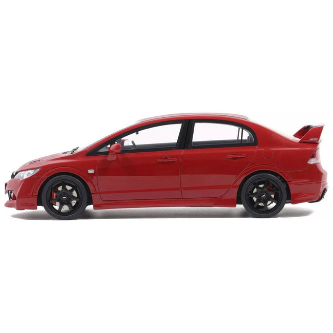 2008 Honda Civic Mugen RR (FD2) RHD (Right Hand Drive) Milano Red Limited Edition to 3000 pieces Worldwide 1/18 Model Car by Otto Mobile-Otto Mobile-ModelCars.com