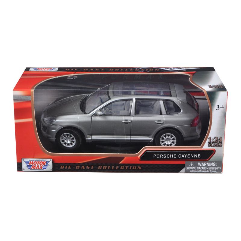 2008 Porsche Cayenne Gray Metallic 1/24 Diecast Model Car by Motormax - Motormax - ModelCars.com