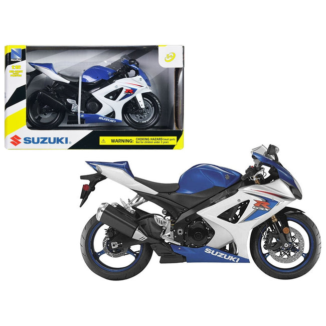 2008 Suzuki GSX - R1000 Blue Bike Motorcycle 1/12 by New Ray - New Ray - ModelCars.com