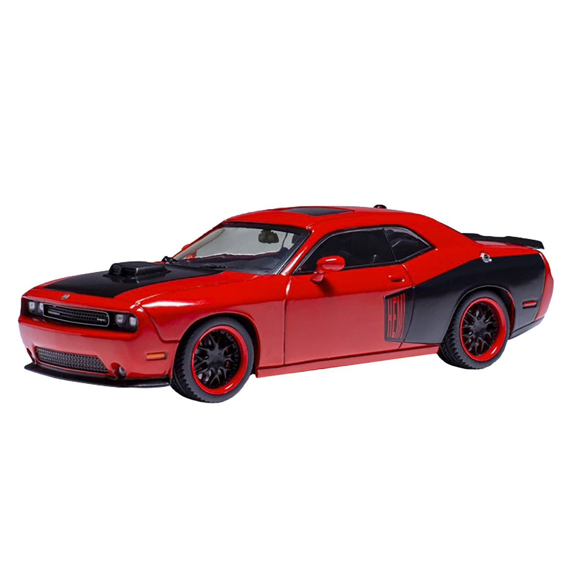 2009 Dodge Challenger SRT8 Red with Black Accents 1/43 Diecast Model by IXO Models-IXO-ModelCars.com