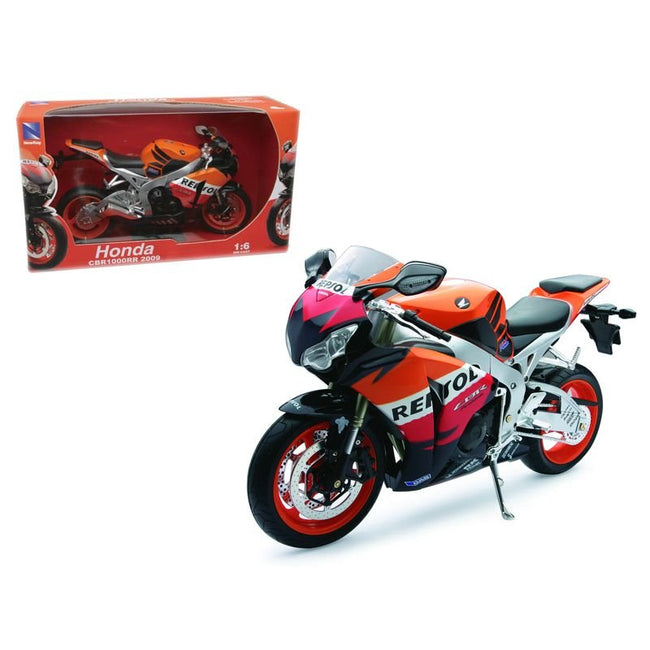 2009 Honda CBR1000RR "Repsol" 1/6 Diecast Motorcycle Model by New Ray-New Ray-ModelCars.com
