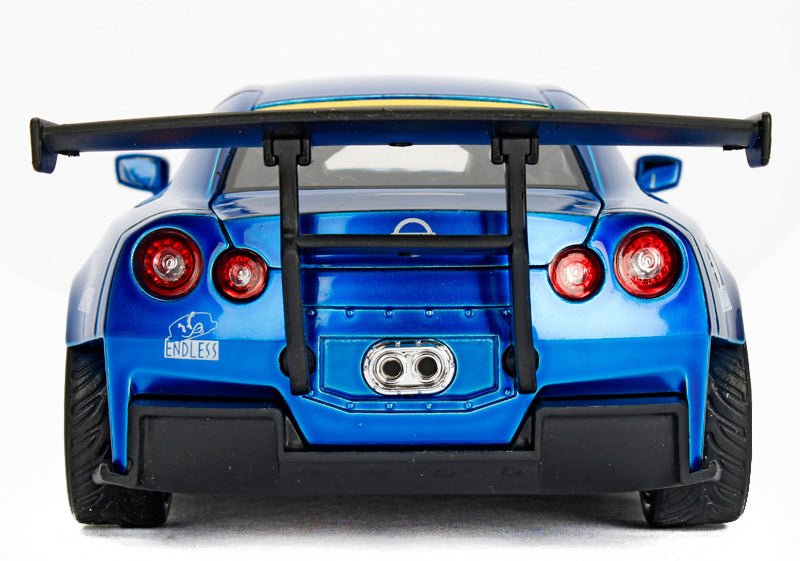 2009 Nissan GT-R (R35) Ben Sopra Blue JDM Tuners 1/24 Diecast Model Car by Jada-Jada-ModelCars.com