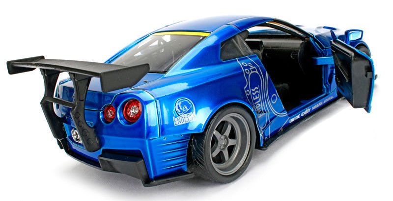 2009 Nissan GT-R (R35) Ben Sopra Blue JDM Tuners 1/24 Diecast Model Car by Jada-Jada-ModelCars.com