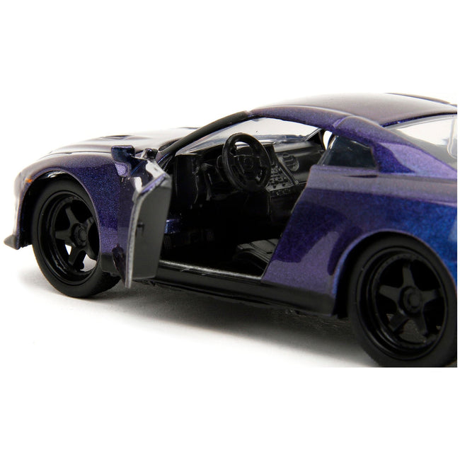 2009 Nissan GT-R (R35) Purple Metallic "Pink Slips" Series 1/32 Diecast Model Car by Jada-Jada-ModelCars.com