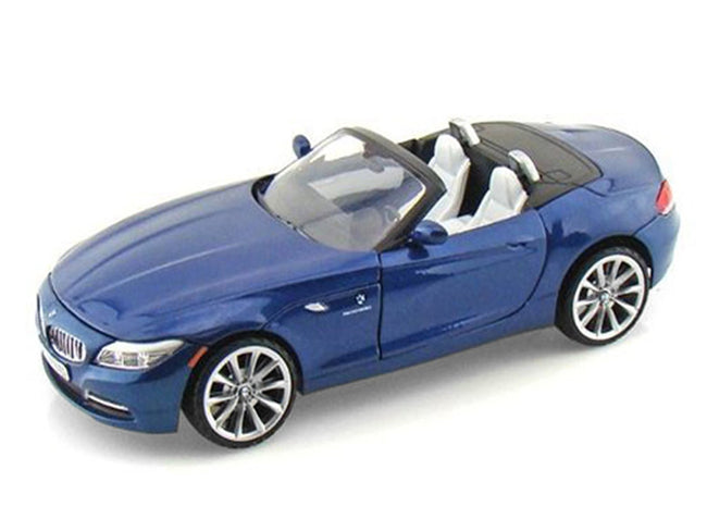 2010 BMW Z4 Convertible Blue 1/24 Diecast Model Car by Motormax-Motormax-ModelCars.com