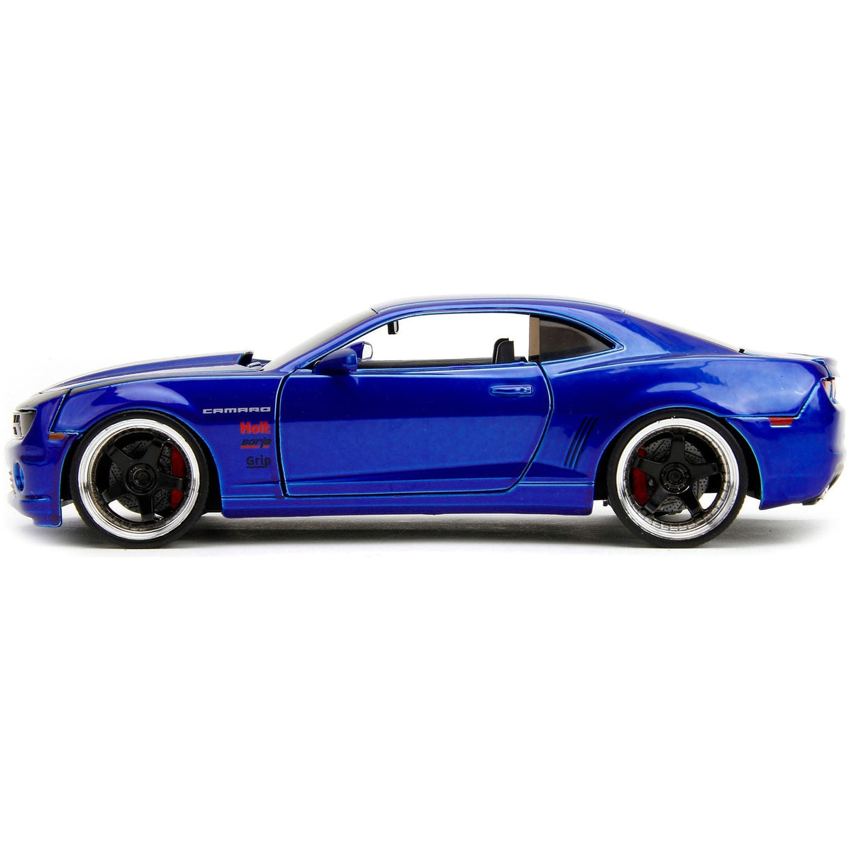 2010 Chevrolet Camaro Candy Blue with Black Hood "Bigtime Muscle" Series 1/24 Diecast Model Car by Jada - Jada - ModelCars.com