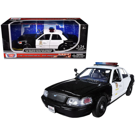 2010 Ford Crown Victoria LAPD Los Angeles Police Department Car 1/24 Diecast Car Model by Motormax-Motormax-ModelCars.com