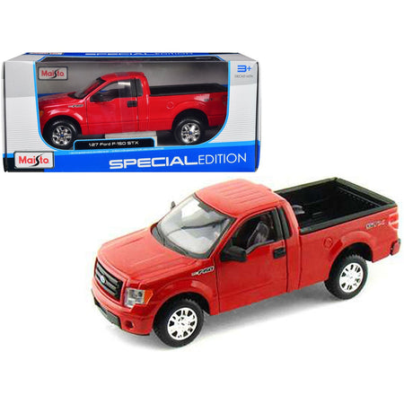 2010 Ford F - 150 STX Pickup Truck Red 1/27 Diecast Model by Maisto - Maisto - ModelCars.com