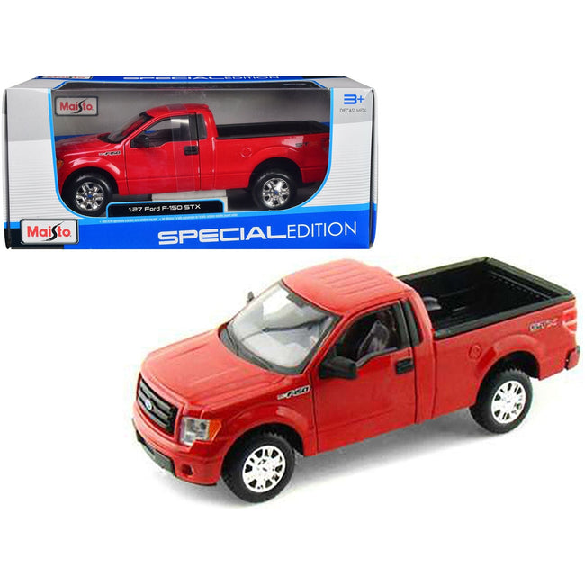 2010 Ford F - 150 STX Pickup Truck Red 1/27 Diecast Model by Maisto - Maisto - ModelCars.com