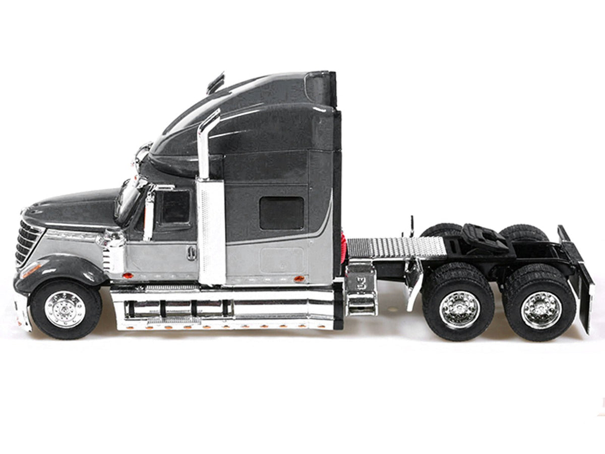 2010 International Lonestar Truck Tractor Gray and Light Gray Two-Tone 1/64 Diecast Model by IXO Models-IXO-ModelCars.com