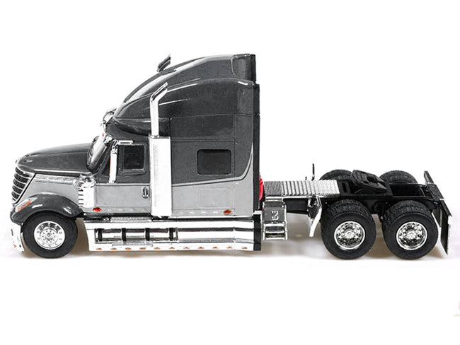 2010 International Lonestar Truck Tractor Gray and Light Gray Two-Tone 1/64 Diecast Model by IXO Models-IXO-ModelCars.com