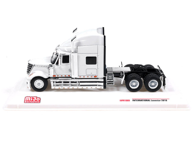 2010 International Lonestar Truck Tractor White 1/64 Diecast Model by IXO Models-IXO-ModelCars.com