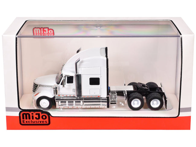 2010 International Lonestar Truck Tractor White 1/64 Diecast Model by IXO Models-IXO-ModelCars.com