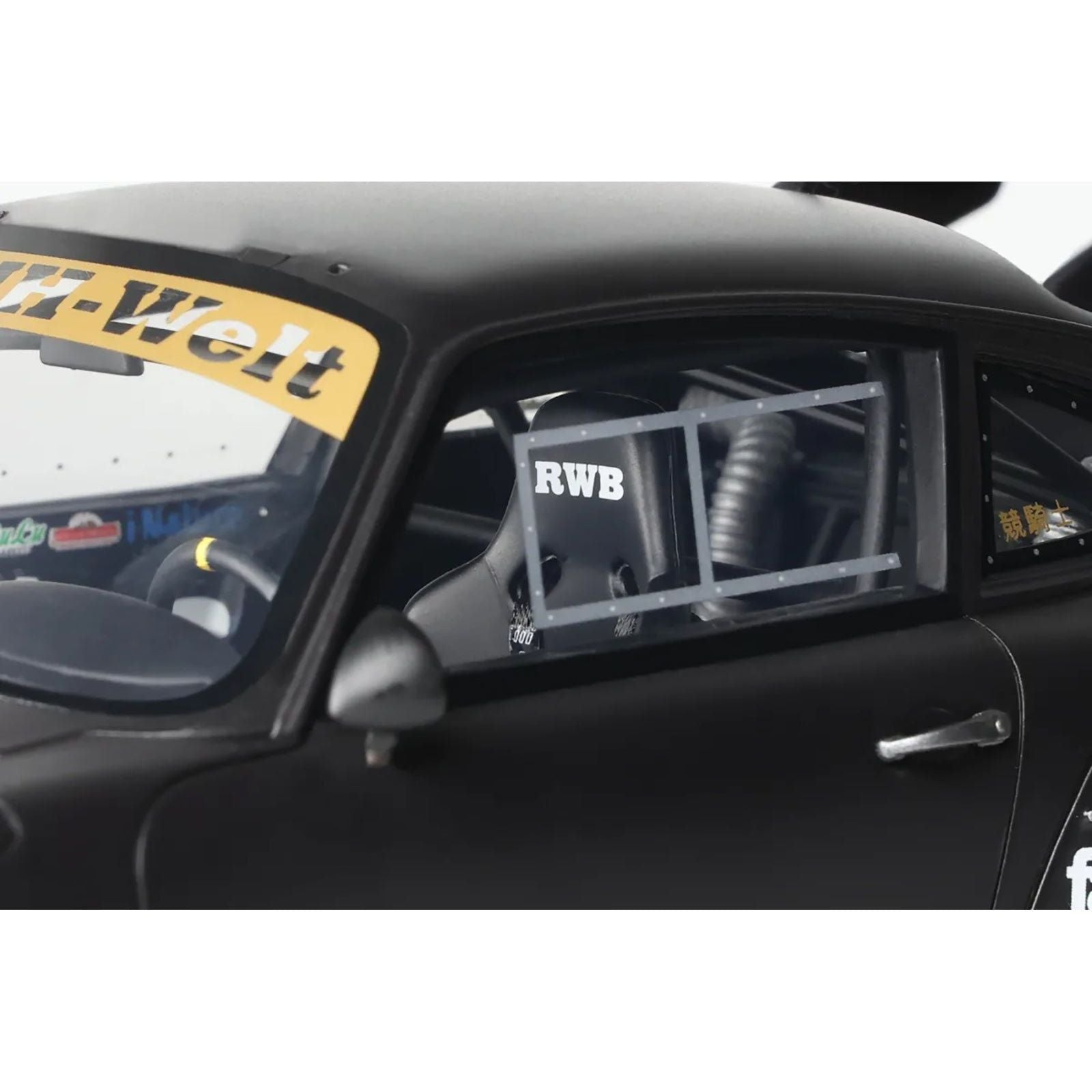 2010 Porsche RWB 964 "Stella Artois" Matt Black 1/18 Model Car by GT Spirit - GT Spirit - ModelCars.com