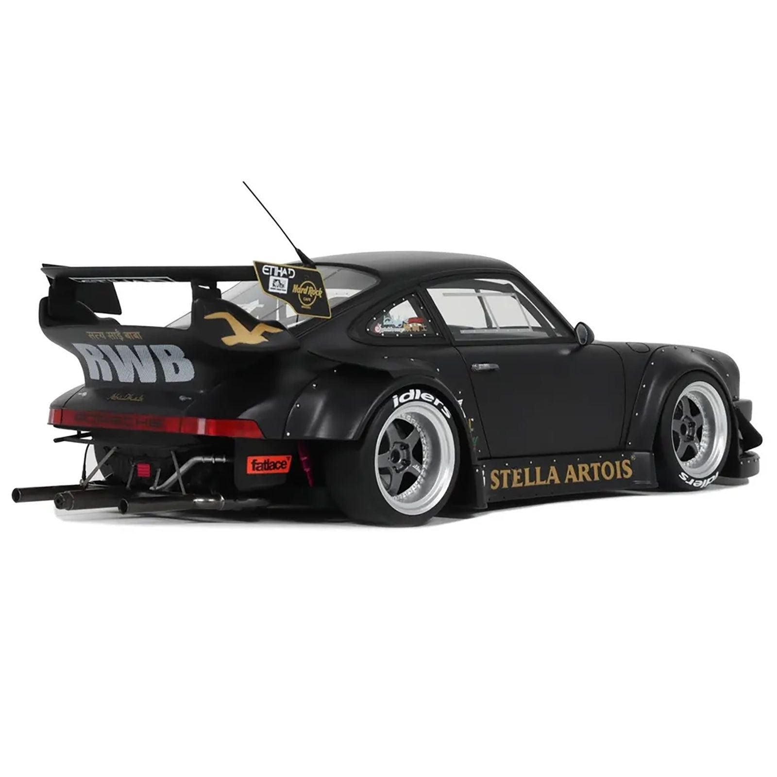 2010 Porsche RWB 964 "Stella Artois" Matt Black 1/18 Model Car by GT Spirit - GT Spirit - ModelCars.com