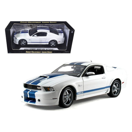2011 Ford Shelby Mustang GT350 White 1/18 Diecast Model Car by Shelby Collectibles - Shelby Collectibles - ModelCars.com