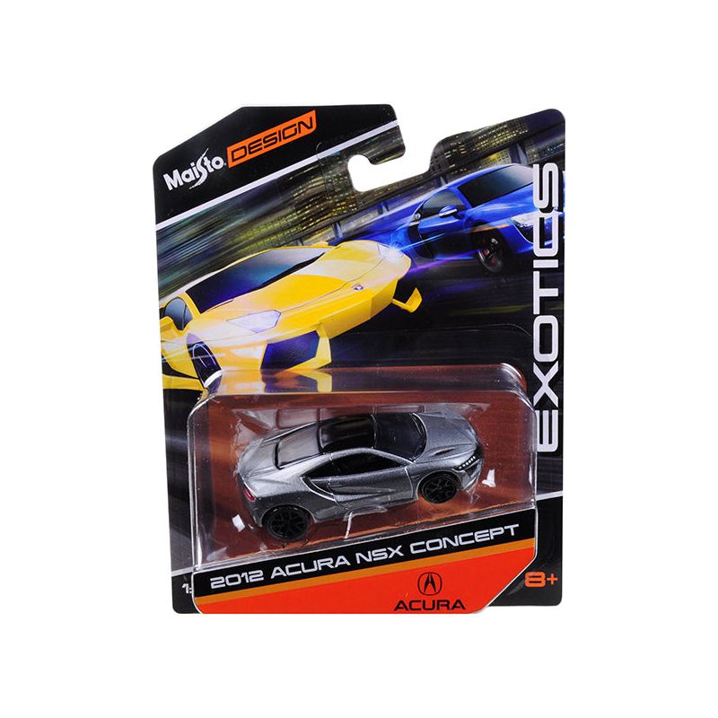 2012 Acura NSX Gray "Exotics" 1/64 Diecast Model Car by Maisto - Maisto - ModelCars.com