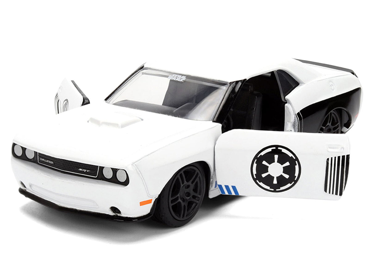 2012 Dodge Challenger SRT8 "Stormtrooper" Livery White with Graphics "Star Wars" Franchise "Hollywood Rides" Series 1/32 Diecast Model Car by Jada-Jada-ModelCars.com