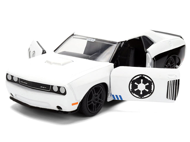 2012 Dodge Challenger SRT8 "Stormtrooper" Livery White with Graphics "Star Wars" Franchise "Hollywood Rides" Series 1/32 Diecast Model Car by Jada-Jada-ModelCars.com