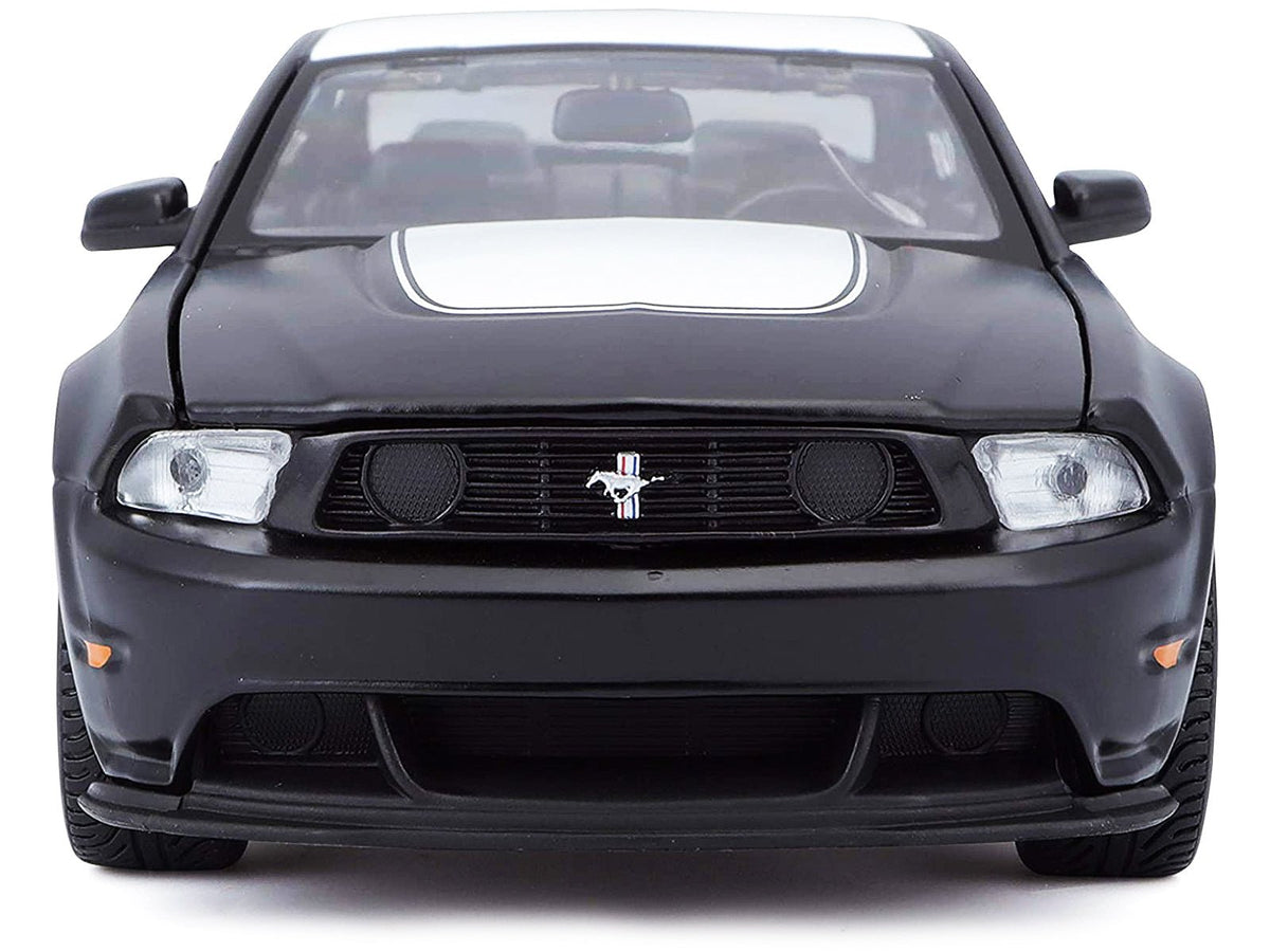 2012 Ford Mustang Boss 302 Orange and Black 1/24 Diecast Model Car by Maisto-Maisto-ModelCars.com