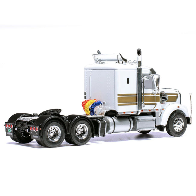 2012 Freightliner Coronado Truck Tractor White with Gold Stripes 1/43 Diecast Model by IXO Models-IXO-ModelCars.com