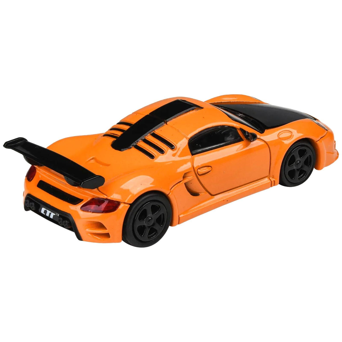 Ruf Rtr Model Car 2012 RUF CTR3 Clubsport Orange with Black Hood 1/64 Diecast Model Car