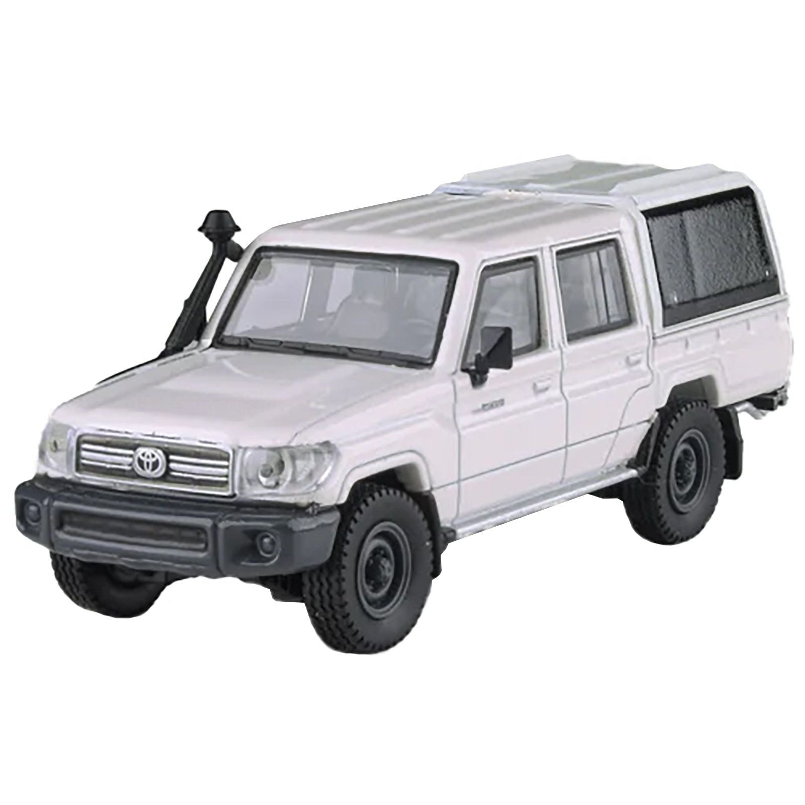 2012 Toyota Land Cruiser LC 79 French Vanilla White with Canopy 1/64 Diecast Model Car by Paragon Models - Paragon - ModelCars.com