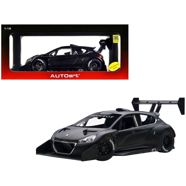 2013 Peugeot 208 T16 Pikes Peak Race Car Plain Black Version 1/18 Model Car by Autoart - Autoart - ModelCars.com