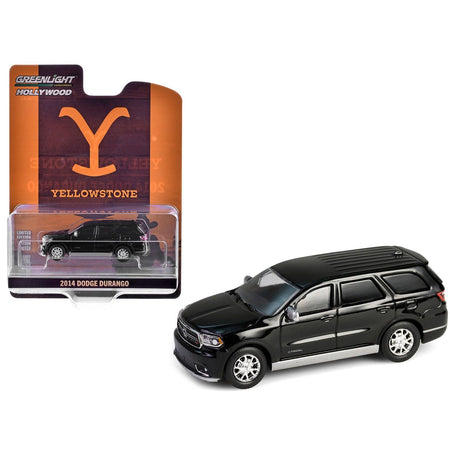 2014 Dodge Durango Black "Yellowstone" (2018 - Current) TV Series "Hollywood Series" Release 43 1/64 Diecast Model Car by Greenlight - Greenlight - ModelCars.com