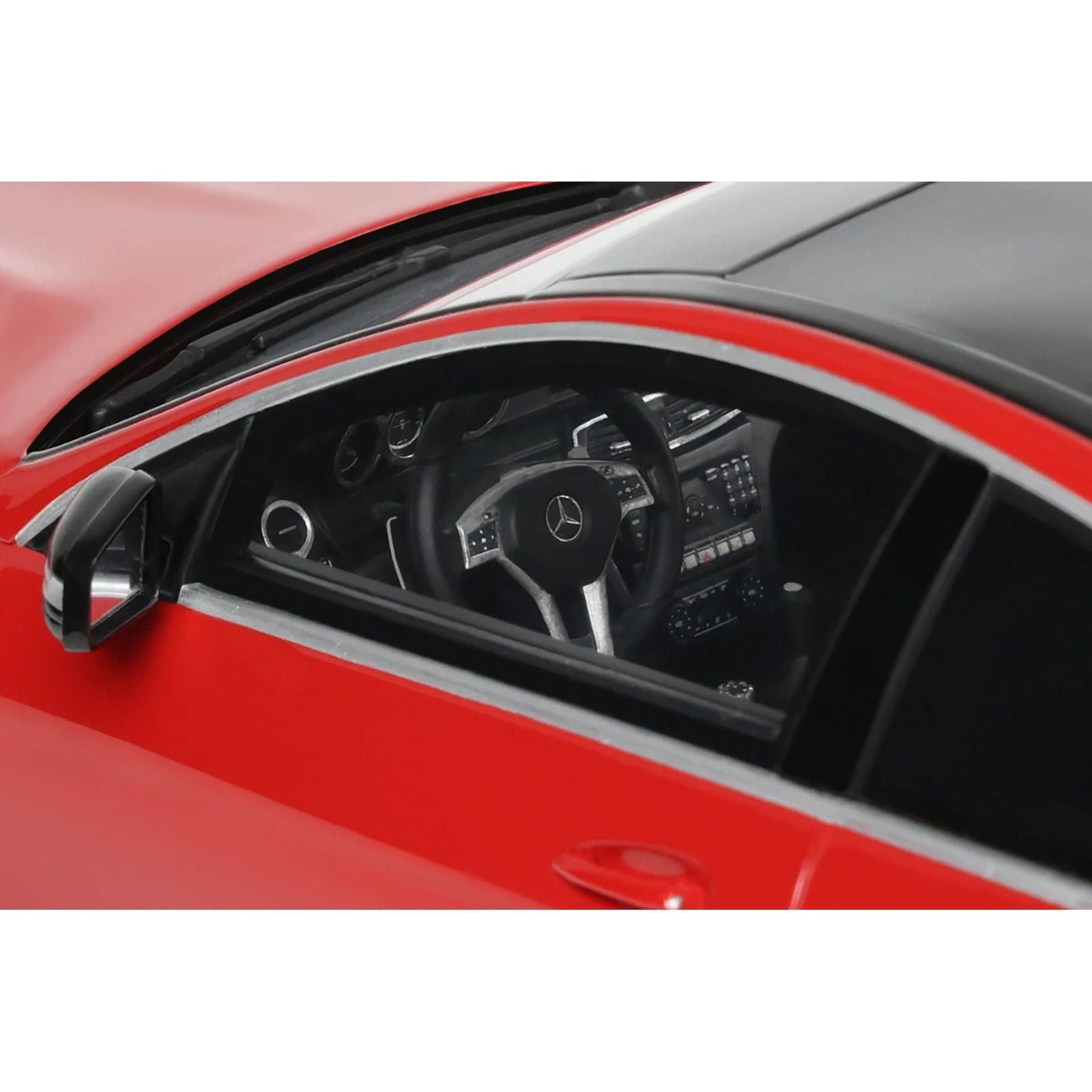 2014 Mercedes - Benz C63 AMG Red with Black Top 1/18 Model Car by GT Spirit - GT Spirit - ModelCars.com