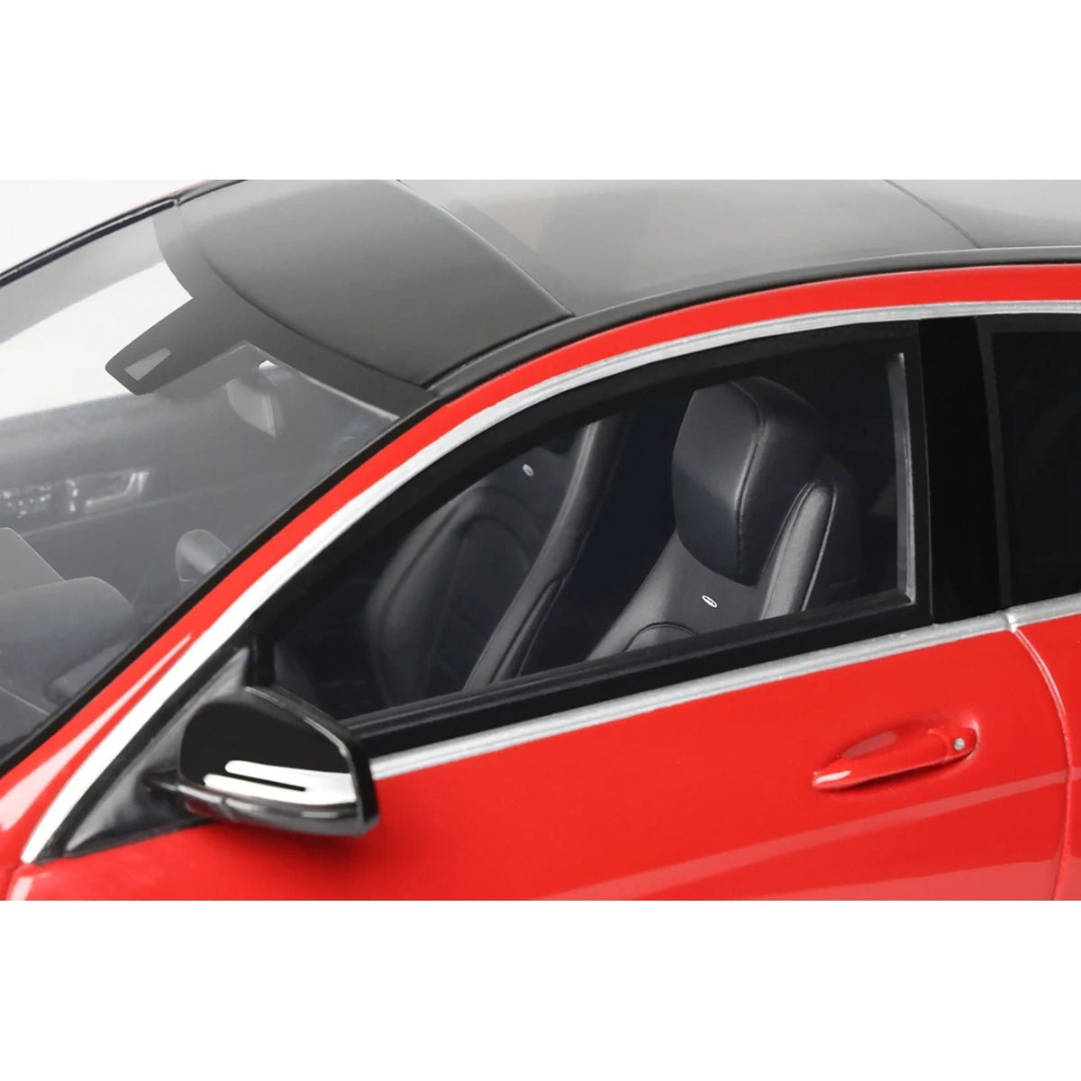 2014 Mercedes - Benz C63 AMG Red with Black Top 1/18 Model Car by GT Spirit - GT Spirit - ModelCars.com