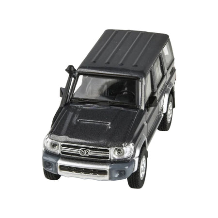 2014 Toyota Land Cruiser 76 Graphite Gray Metallic 1/64 Diecast Model Car by Paragon Models - Paragon - ModelCars.com