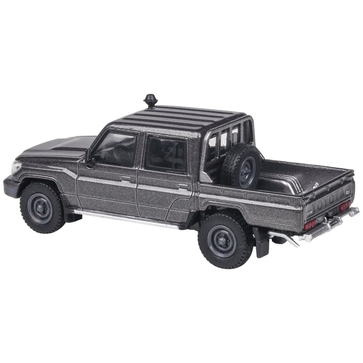 2014 Toyota Land Cruiser LC 79 Pickup Truck Graphite Gray Metallic 1/64 Diecast Model Car by Paragon Models - Paragon - ModelCars.com