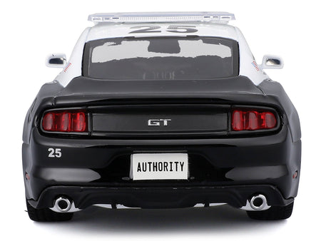 2015 Ford Mustang GT 5.0 "Police" Black and White "Authority" Series 1/24 Diecast Model Car by Maisto-Maisto-ModelCars.com