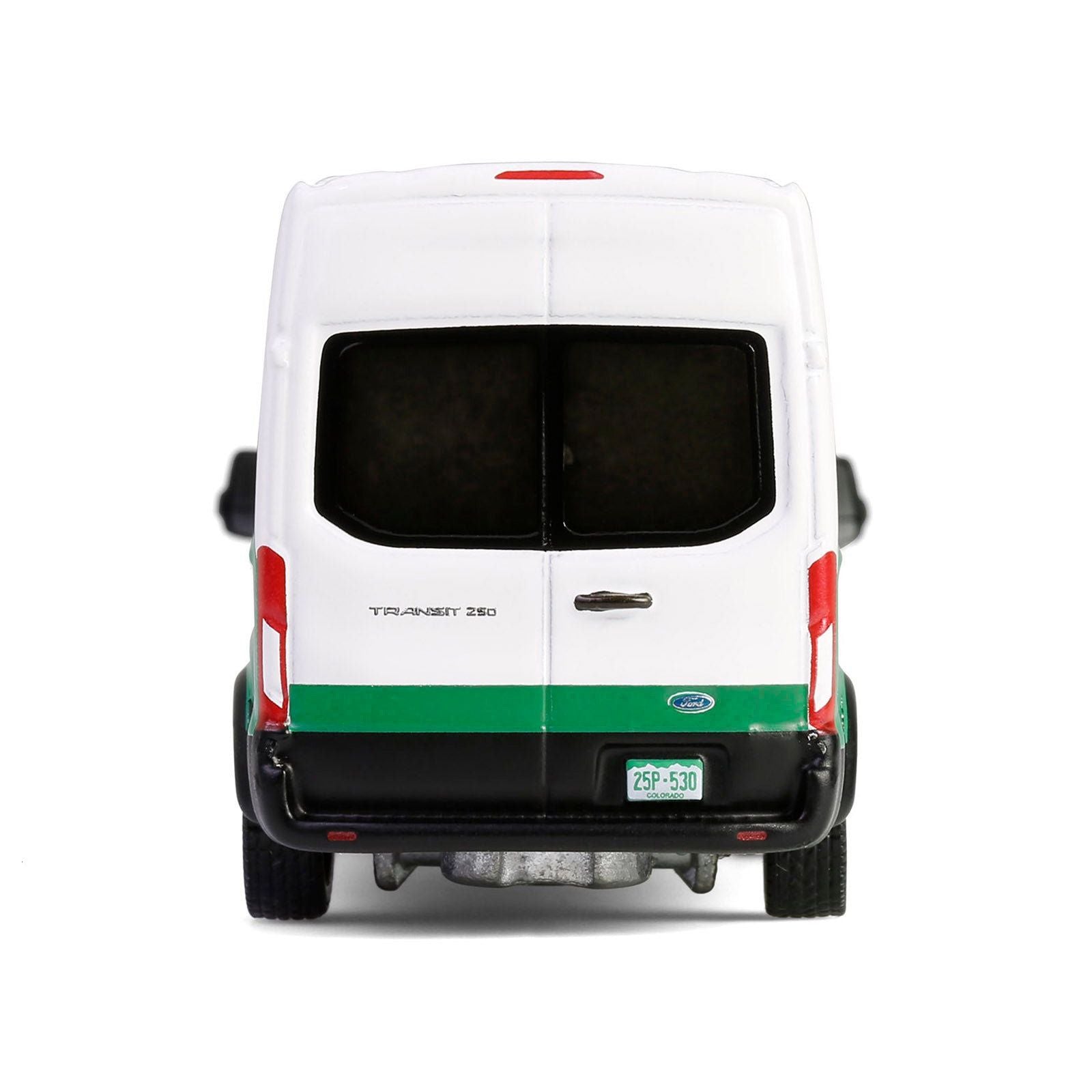 2015 Ford Transit Van White and Green "Cold Pursuit" (2019) Movie "Hollywood Series" Release 43 1/64 Diecast Model Car by Greenlight - Greenlight - ModelCars.com