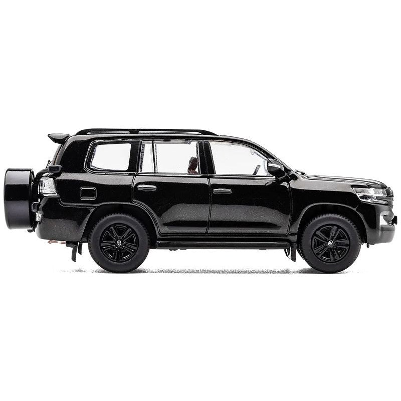 2015 Toyota Land Cruiser (200) Black with Roof Rack 1/64 Diecast Model Car by GCD - GCD - ModelCars.com